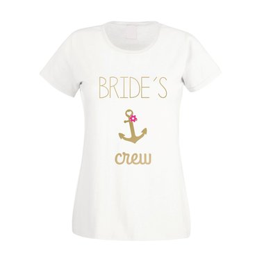 JGA Damen T-Shirt - Brides Crew Anchor