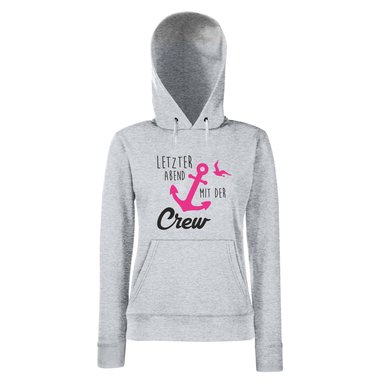 JGA Damen Hoodie - Letzter Abend mit der Crew