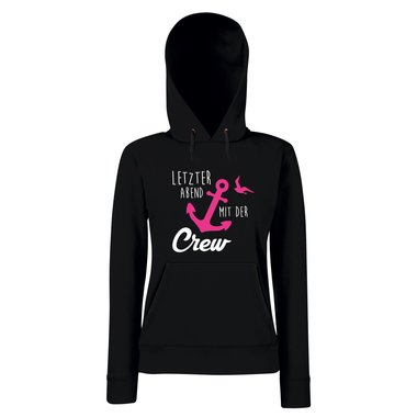 JGA Damen Hoodie - Letzter Abend mit der Crew