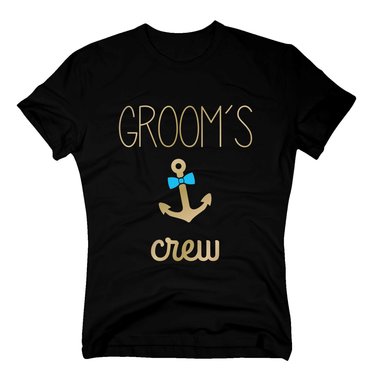 JGA Herren T-Shirt - Grooms Crew Anchor