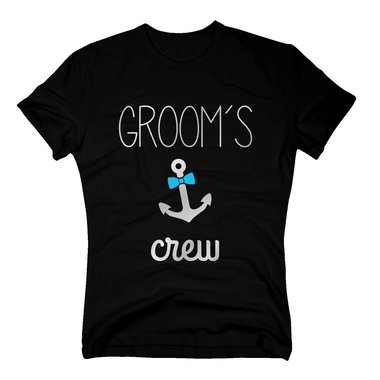 JGA Herren T-Shirt - Grooms Crew Anchor