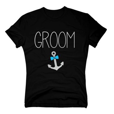 JGA Herren T-Shirt - Groom Anchor