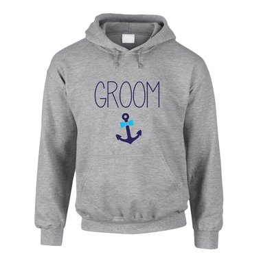 JGA Herren Hoodie - Groom Anchor