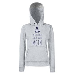 Damen Hoodie - In Hamburch sagt man Moin