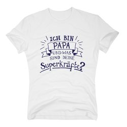 Herren T-Shirt - Ich bin Papa und was sind deine...