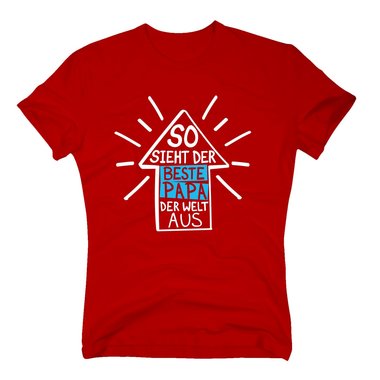 Herren T-Shirt - So sieht der beste Papa der Welt aus