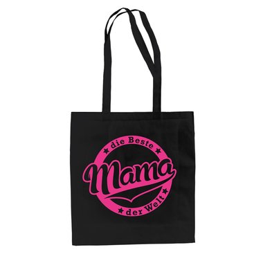 Jutebeutel Baumwolltasche - Die beste Mama der Welt