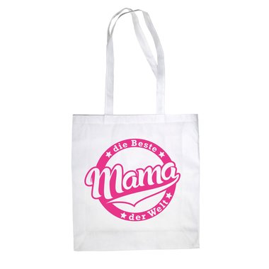 Jutebeutel Baumwolltasche - Die beste Mama der Welt