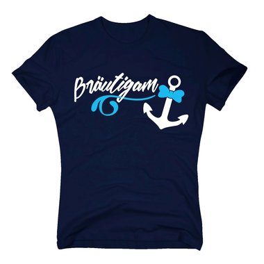 JGA Herren T-Shirt - Brutigam Anchor