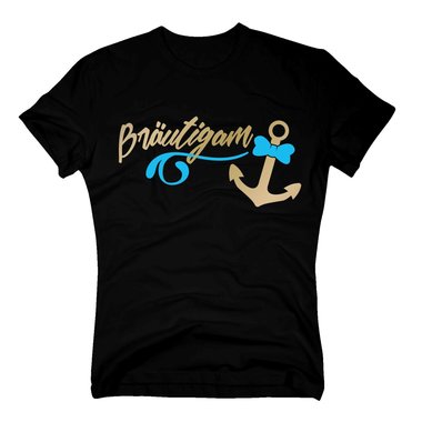 JGA Herren T-Shirt - Brutigam Anchor
