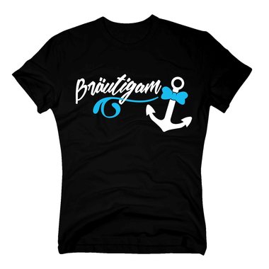 JGA Herren T-Shirt - Brutigam Anchor