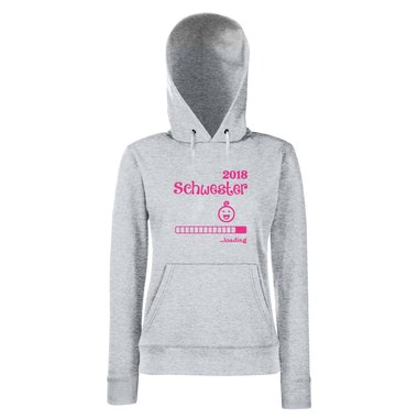 Damen Hoodie - Schwester 2018 ...loading