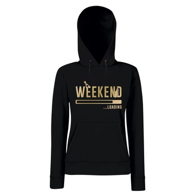 Damen Hoodie - Weekend loading fuchsia-weiss XS