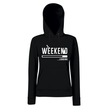 Damen Hoodie - Weekend loading fuchsia-weiss XS